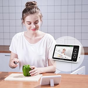 5" Baby Monitor – 1000ft Range, Audio & Video