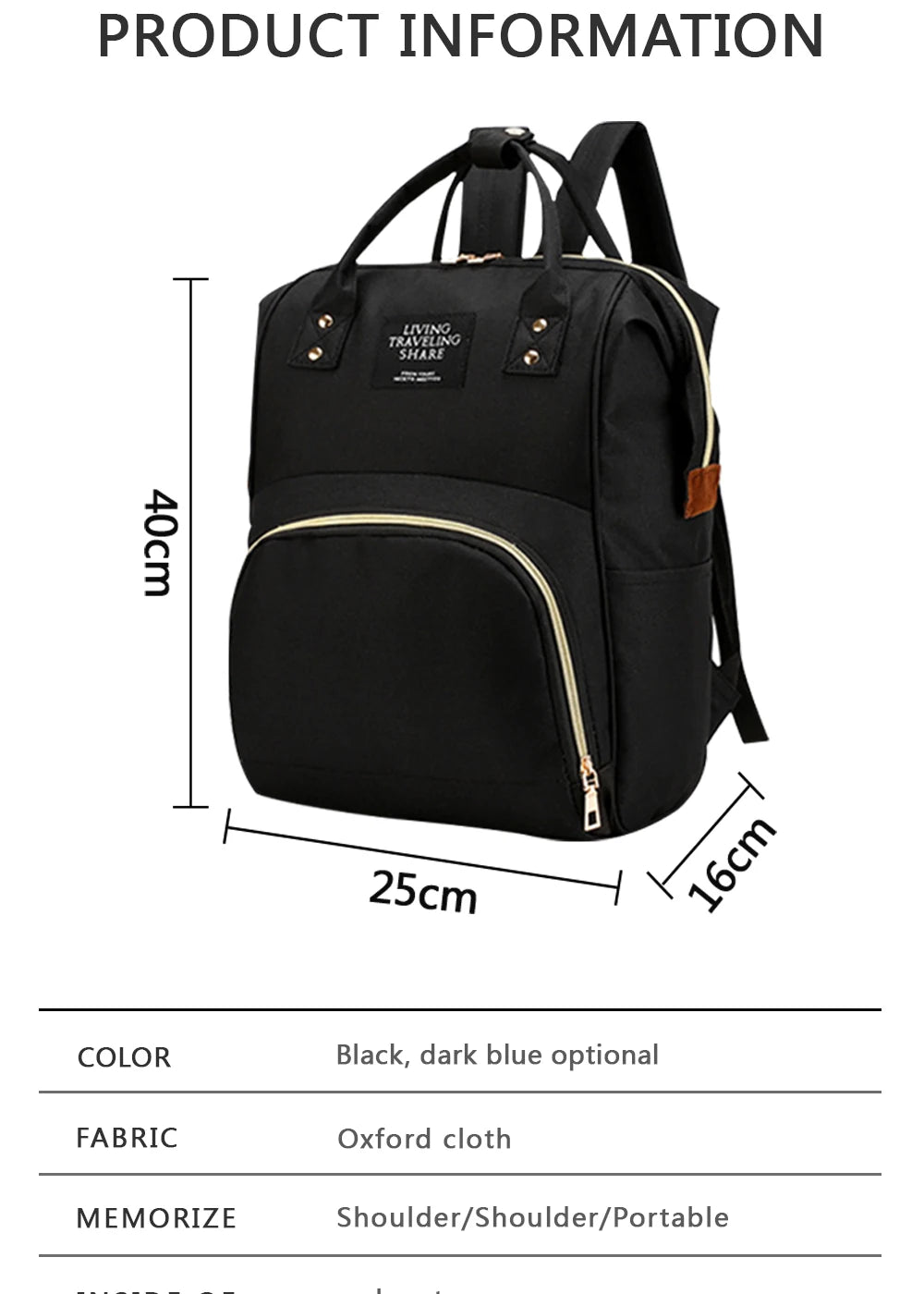Multifunctional Mom & Baby Diaper Backpack