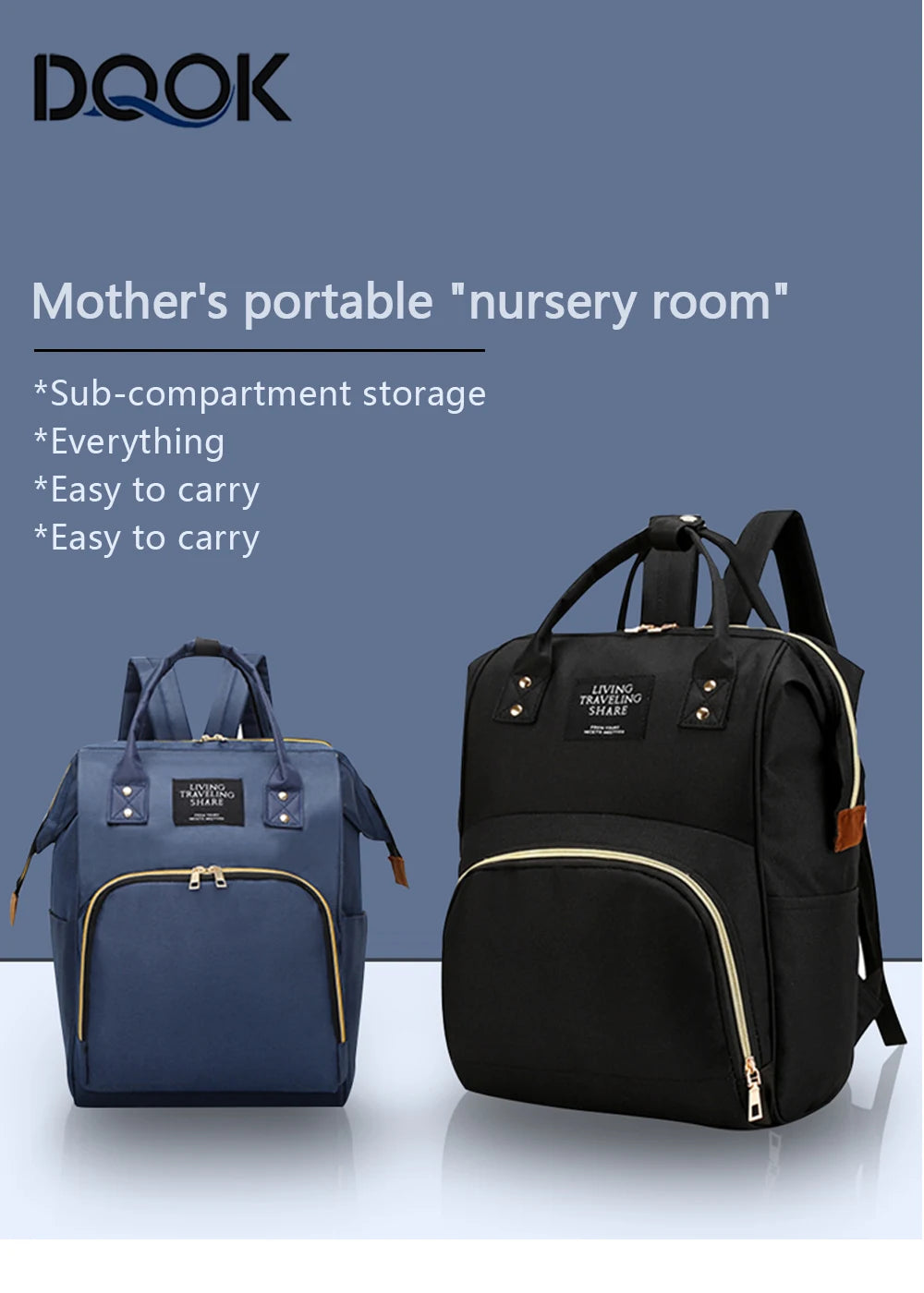 Multifunctional Mom & Baby Diaper Backpack