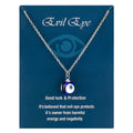 Turkish Evil Eye Necklace Blue