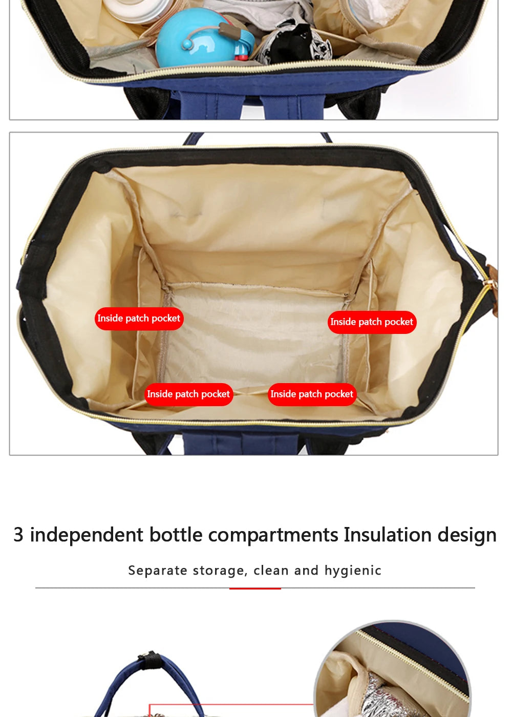 Multifunctional Mom & Baby Diaper Backpack