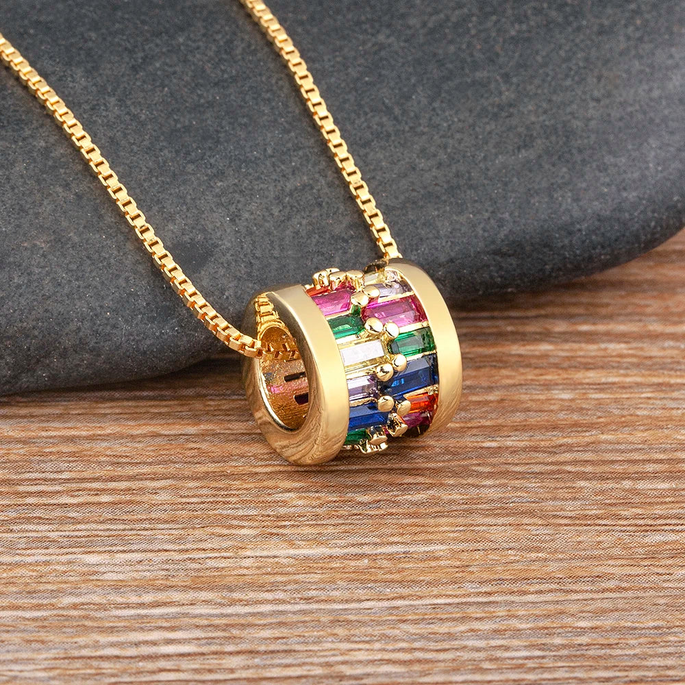 AIBEF Daily Wear Rhinestone Circle Round