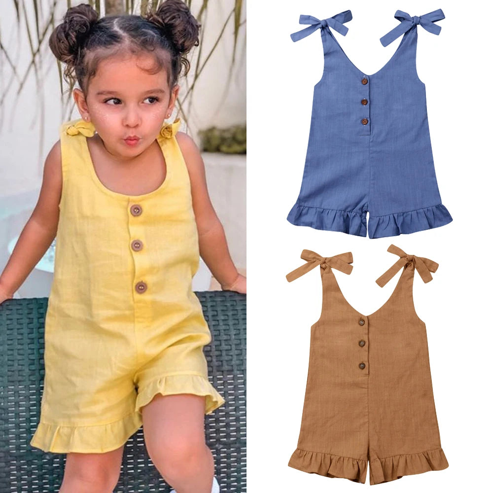 Baby Girl Cotton Romper (1-6Y)
