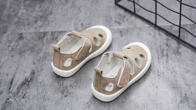 Kids’ Half Sandals – Soft, Breathable Summer Shoes