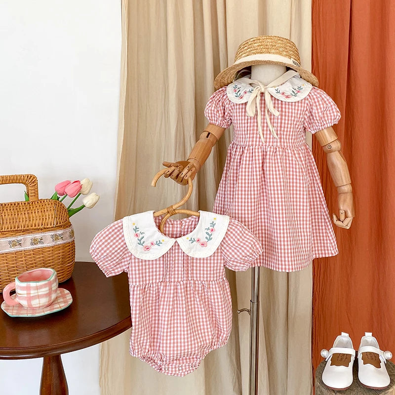Short Sleeve One-piece Romper