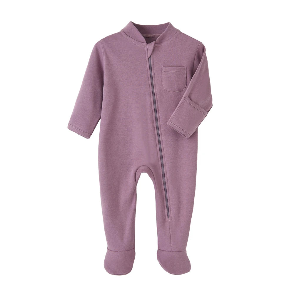 Infant Cotton Romper, Footed, Boys & Girls