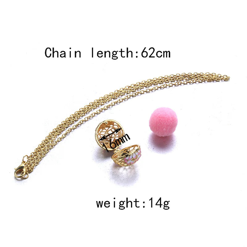 Luxury Golden Aromatherapy Necklaces wonderful oil