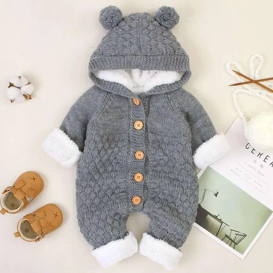 Cashmere Knit Baby Jumpsuit