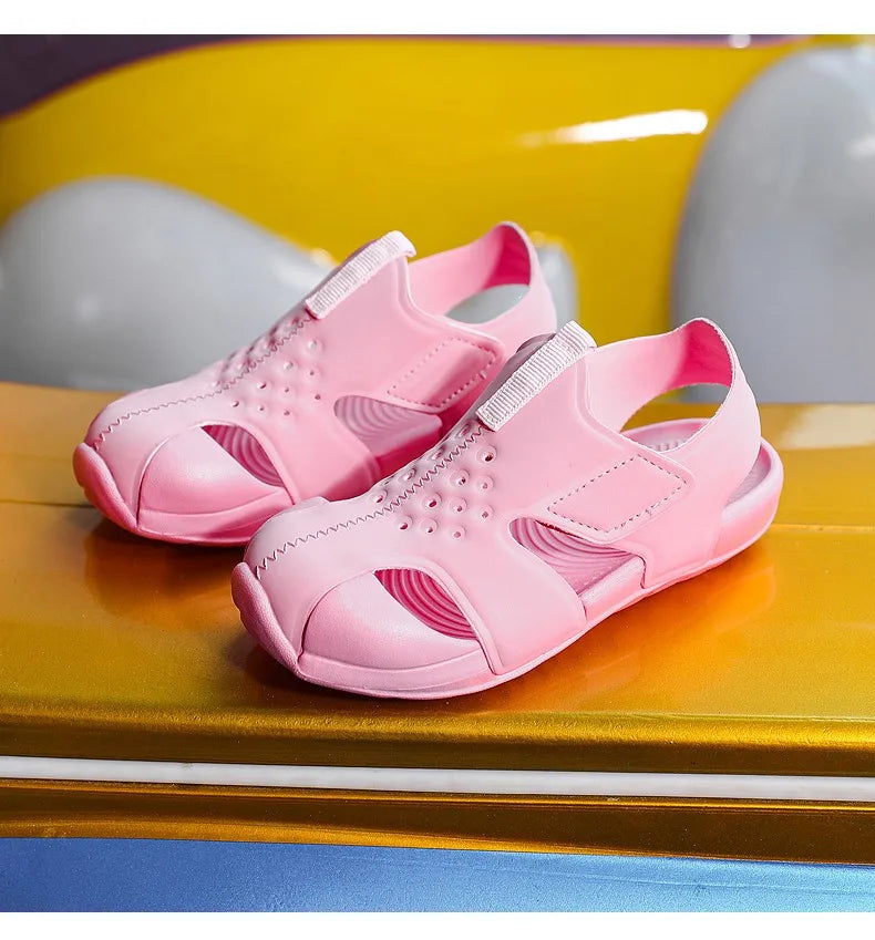 Kids Summer Candy Sandals – Breathable Mesh Sport Shoes