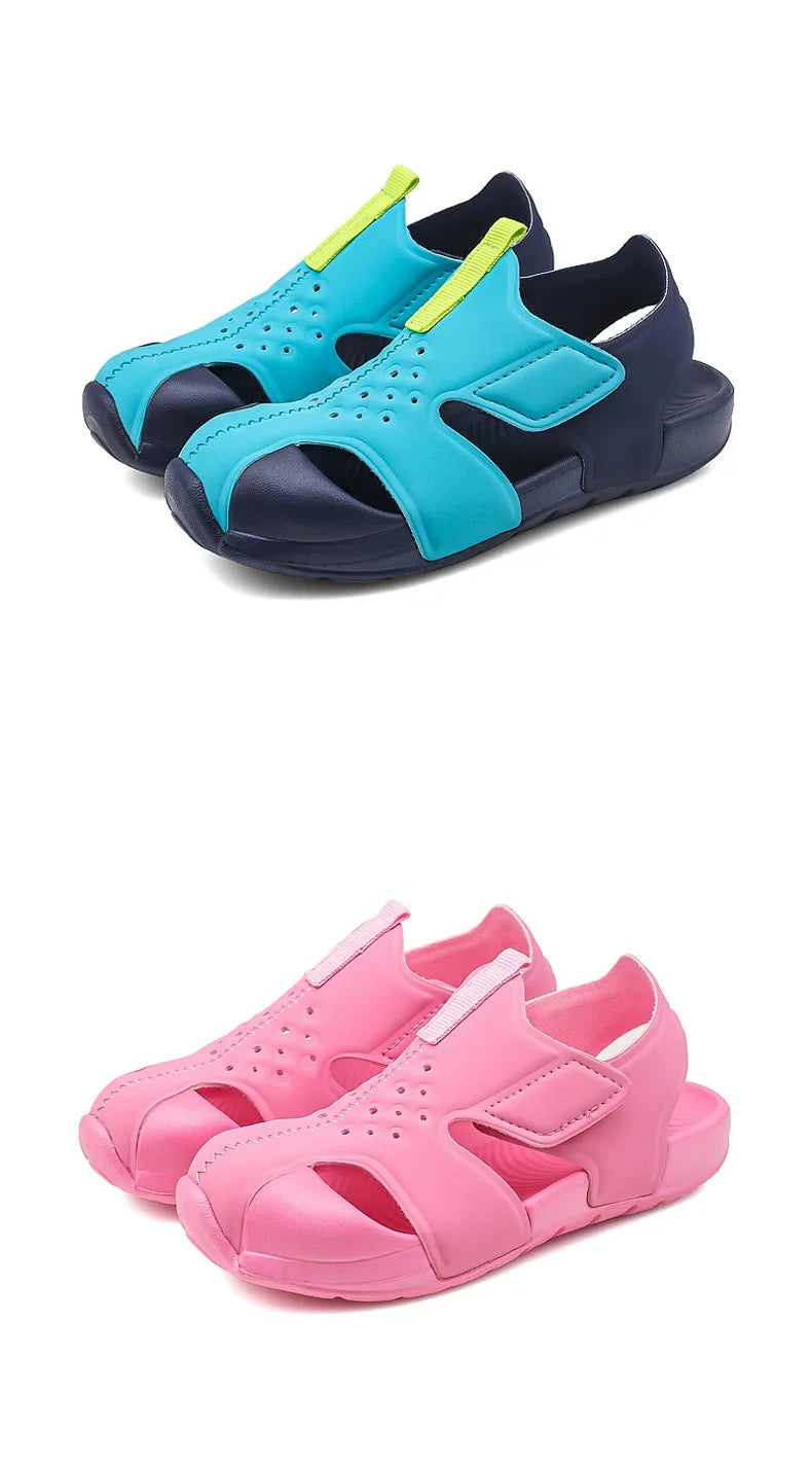 Kids Summer Candy Sandals – Breathable Mesh Sport Shoes