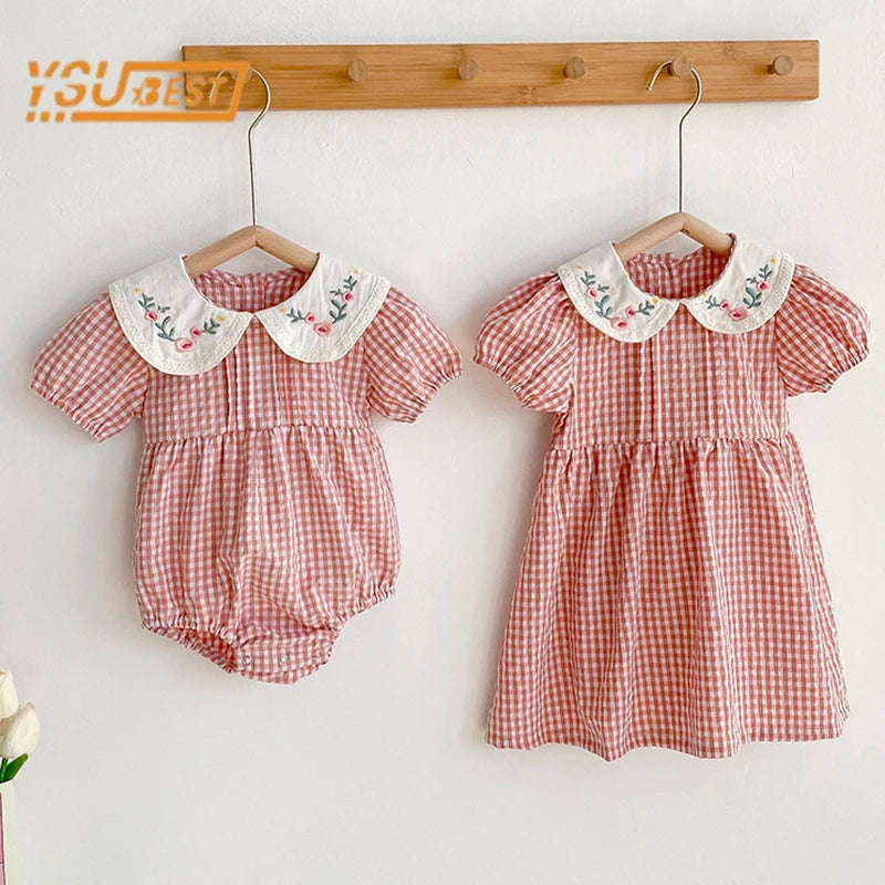 Short Sleeve One-piece Romper