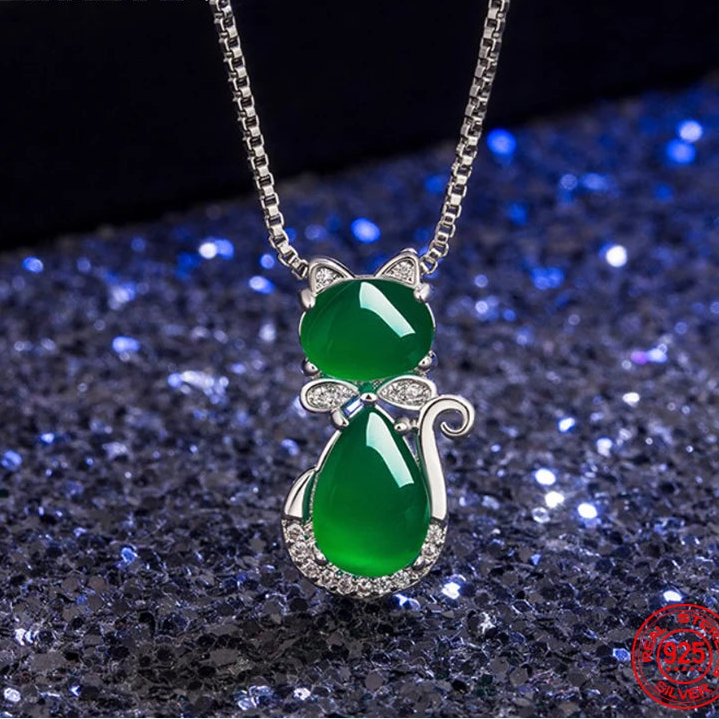 ZDADAN 925 Sterling Silver Emerald