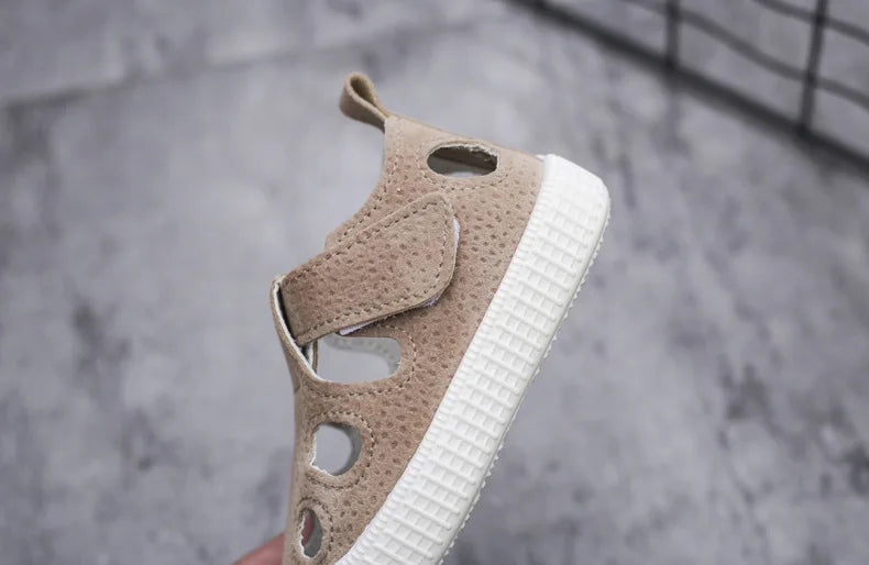 Kids’ Half Sandals – Soft, Breathable Summer Shoes