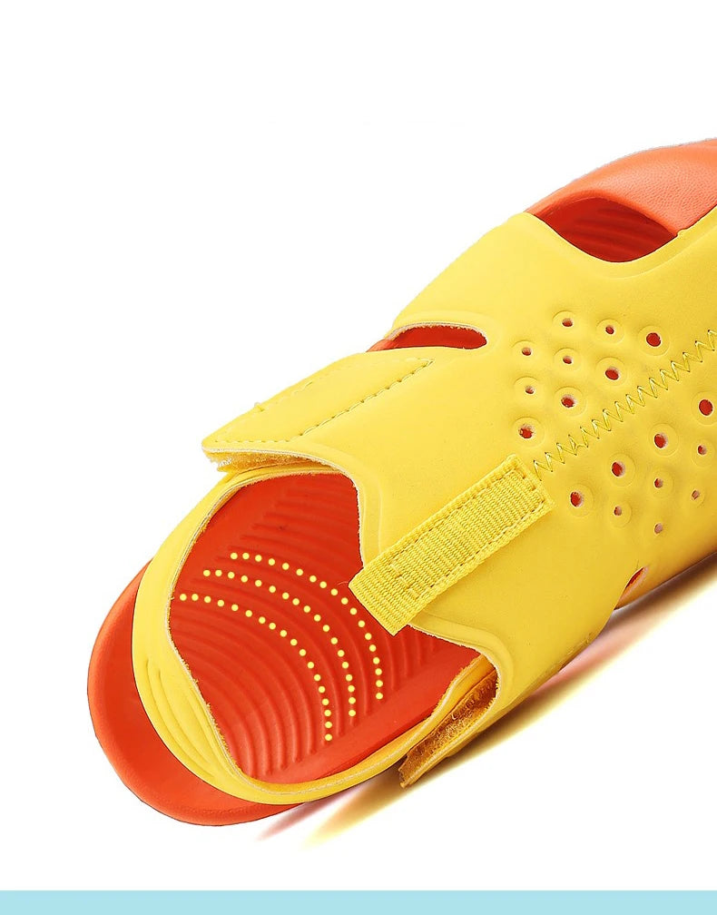 Kids Summer Candy Sandals – Breathable Mesh Sport Shoes