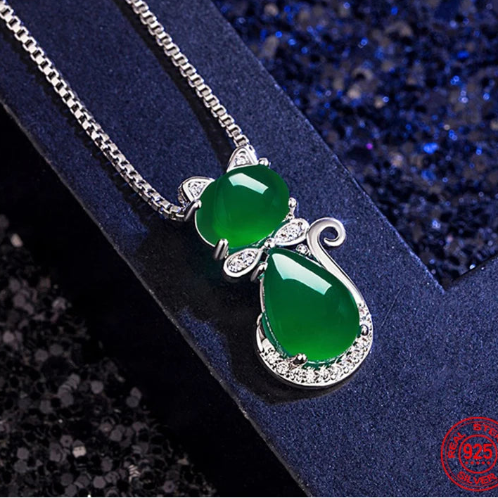 ZDADAN 925 Sterling Silver Emerald
