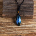 Natural Labradorite Necklace Irregular Shape