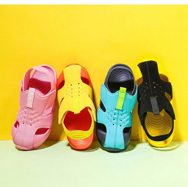Kids Summer Candy Sandals – Breathable Mesh Sport Shoes