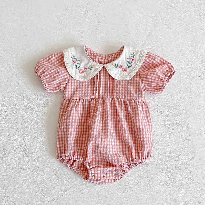 Short Sleeve One-piece Romper