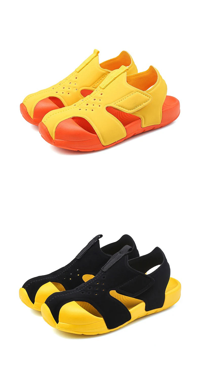 Kids Summer Candy Sandals – Breathable Mesh Sport Shoes
