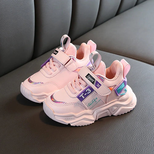 Baby Artificial Leather Sneakers – Autumn/Winter Toddler Sports Shoes