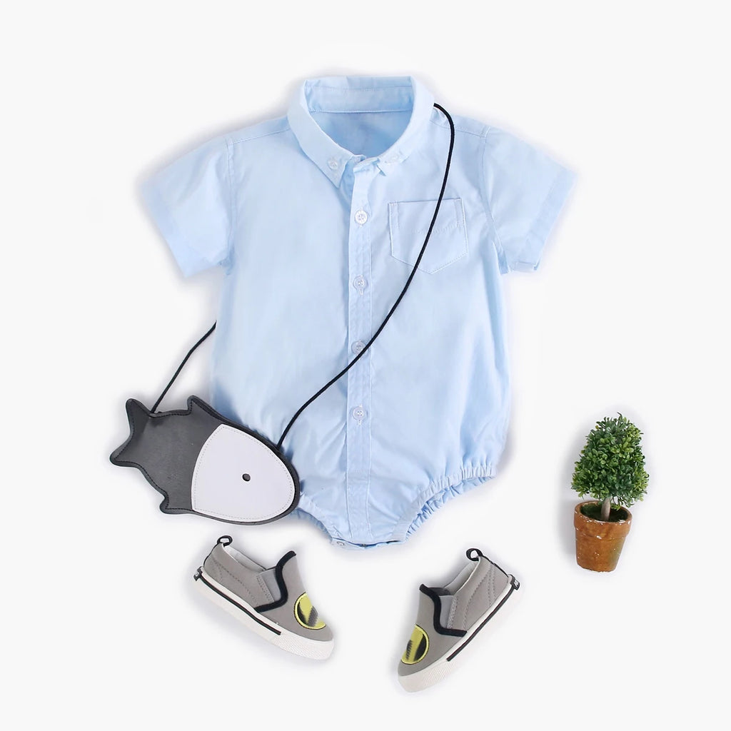 Newborn Boy Summer Bodysuit