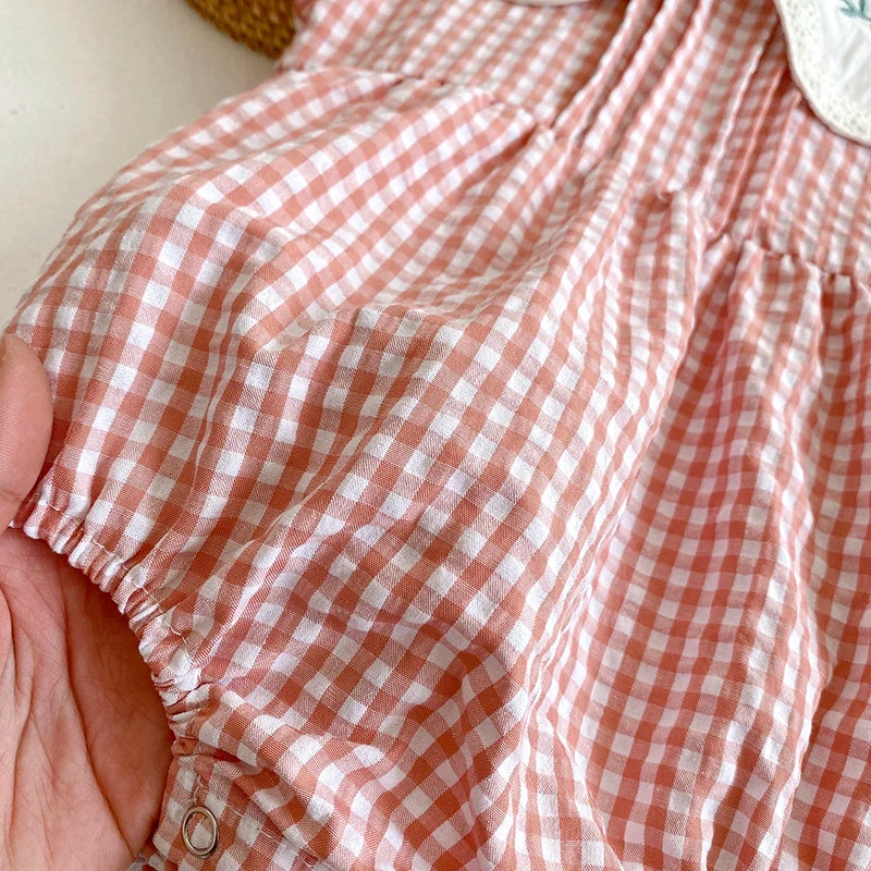 Short Sleeve One-piece Romper