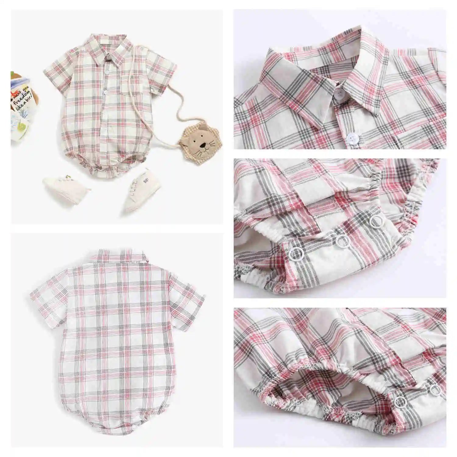 Newborn Boy Summer Bodysuit
