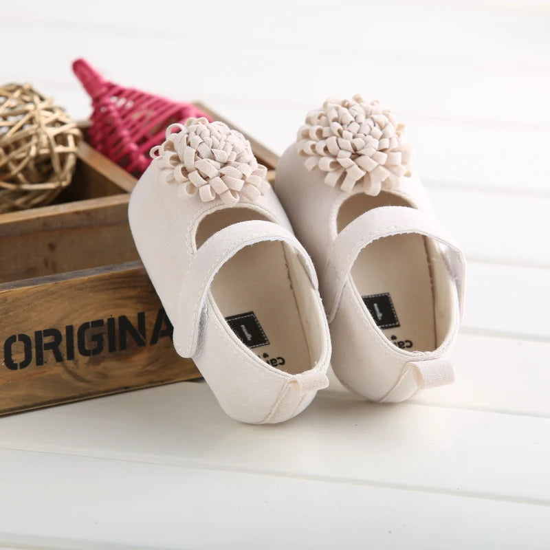 Baby Shoes (0–18M) – Plush Soft Bow Casual Sneakers
