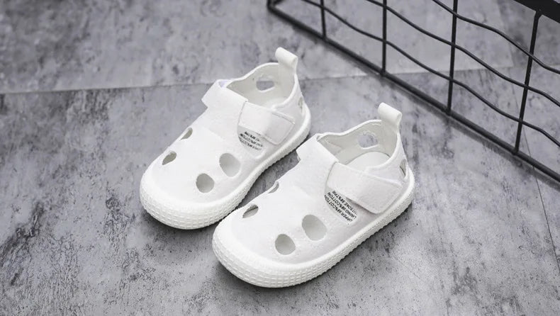 Kids’ Half Sandals – Soft, Breathable Summer Shoes