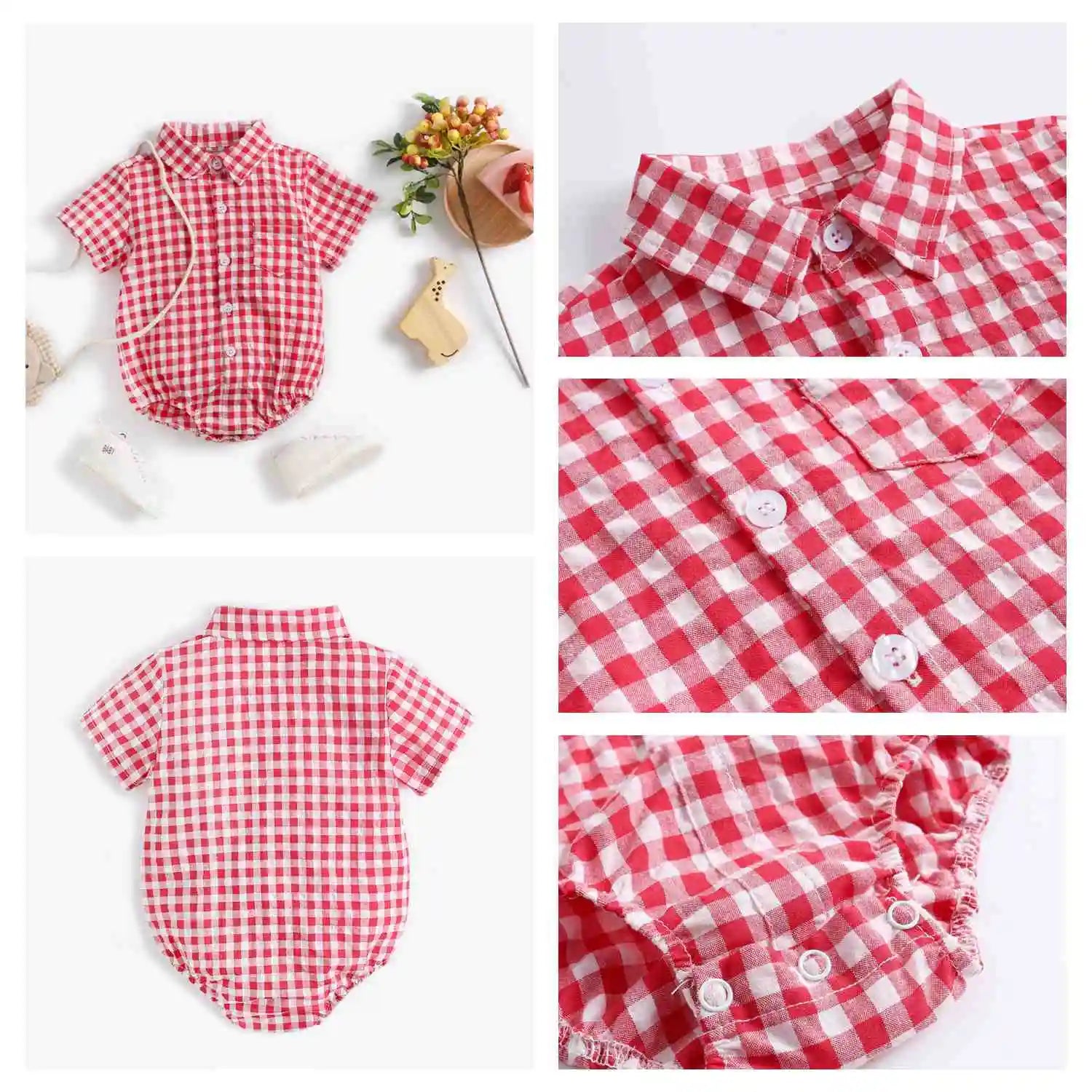 Newborn Boy Summer Bodysuit