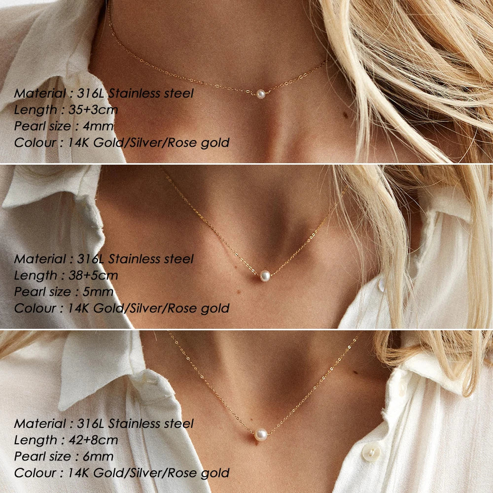 Pearl Layered Choker