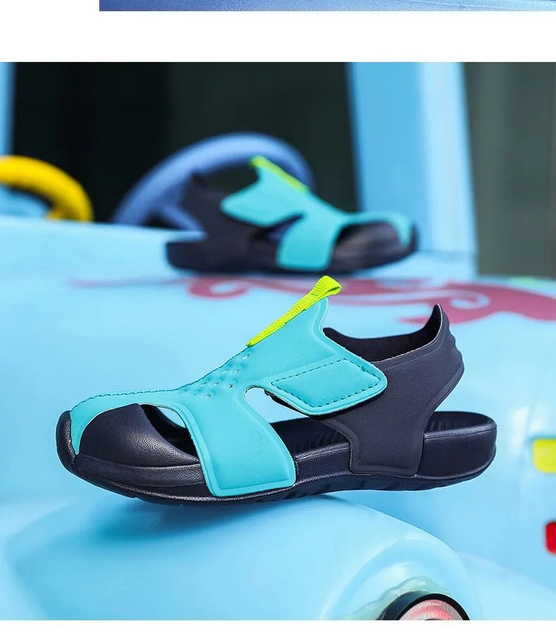 Kids Summer Candy Sandals – Breathable Mesh Sport Shoes