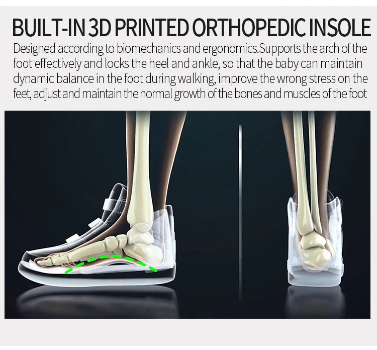 Kids Ankle Boots – Orthopedic Sneakers with Arch Support