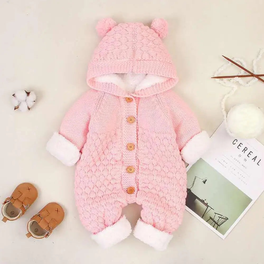 Cashmere Knit Baby Jumpsuit