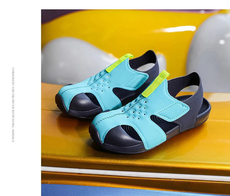 Kids Summer Candy Sandals – Breathable Mesh Sport Shoes