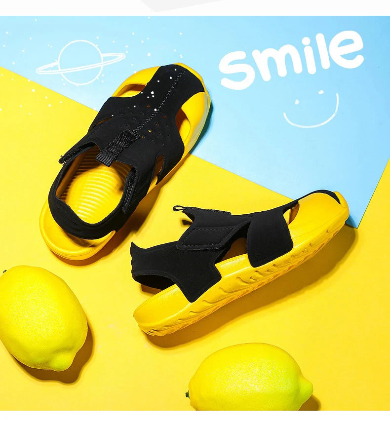 Kids Summer Candy Sandals – Breathable Mesh Sport Shoes