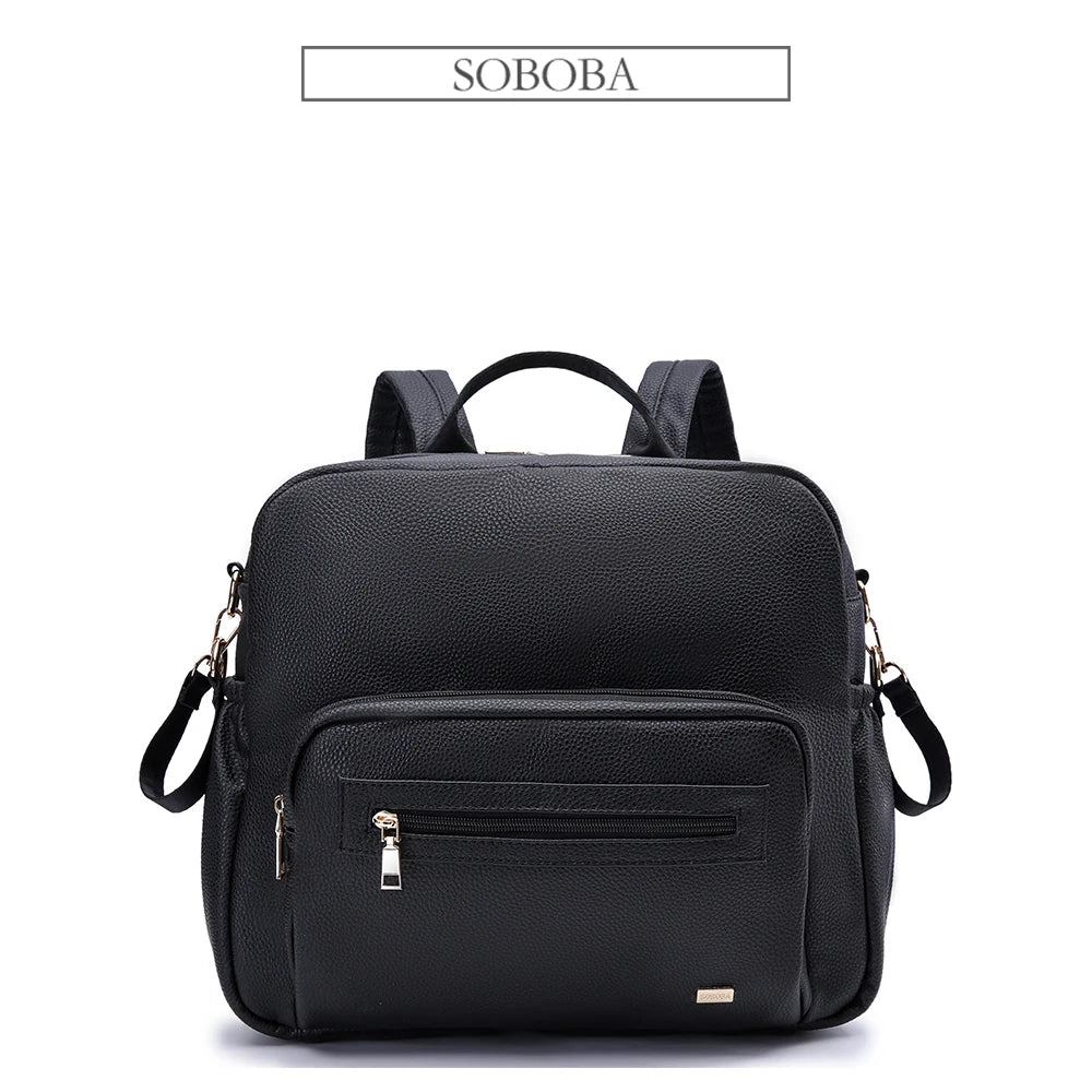 Soboba Diaper Bag for Newborns – Multi-Functional, Waterproof, Baby Care & Stroller Bag