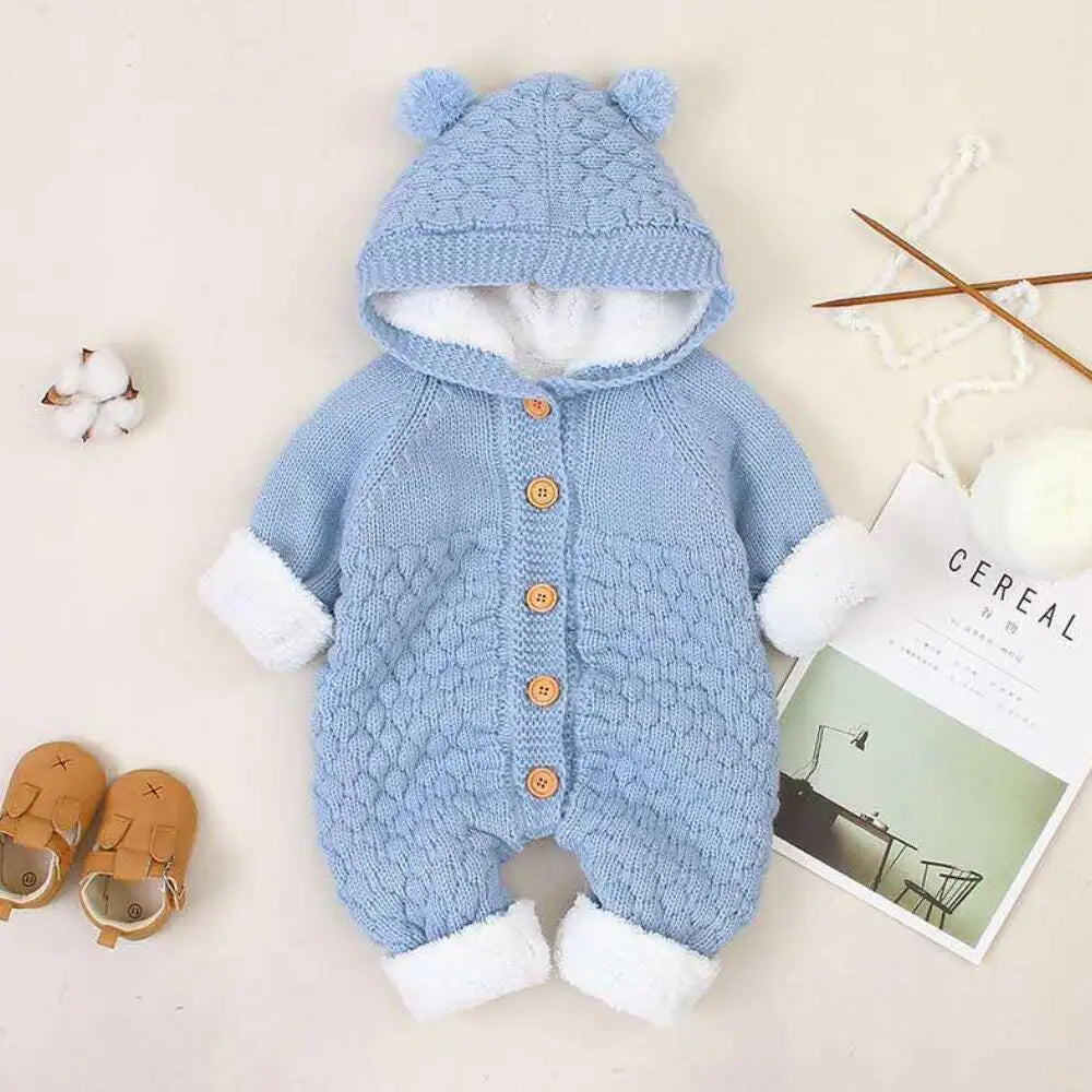 Cashmere Knit Baby Jumpsuit