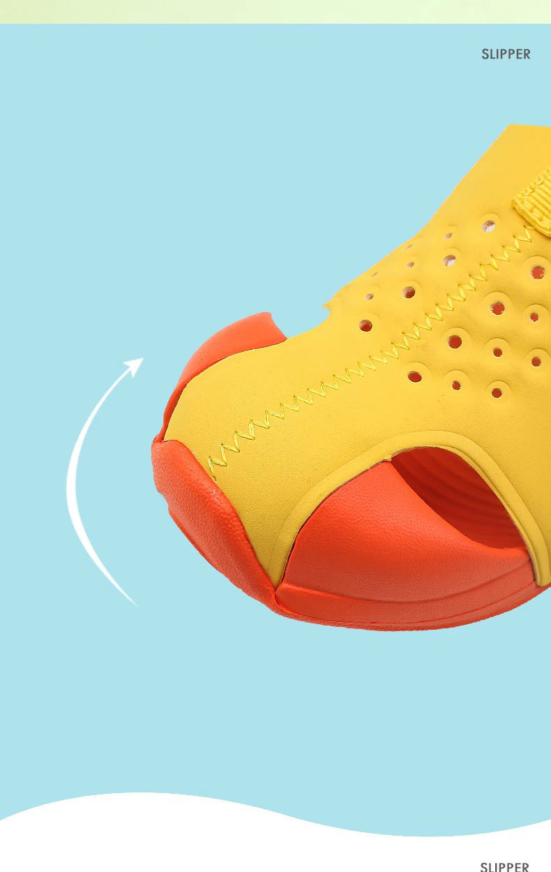 Kids Summer Candy Sandals – Breathable Mesh Sport Shoes