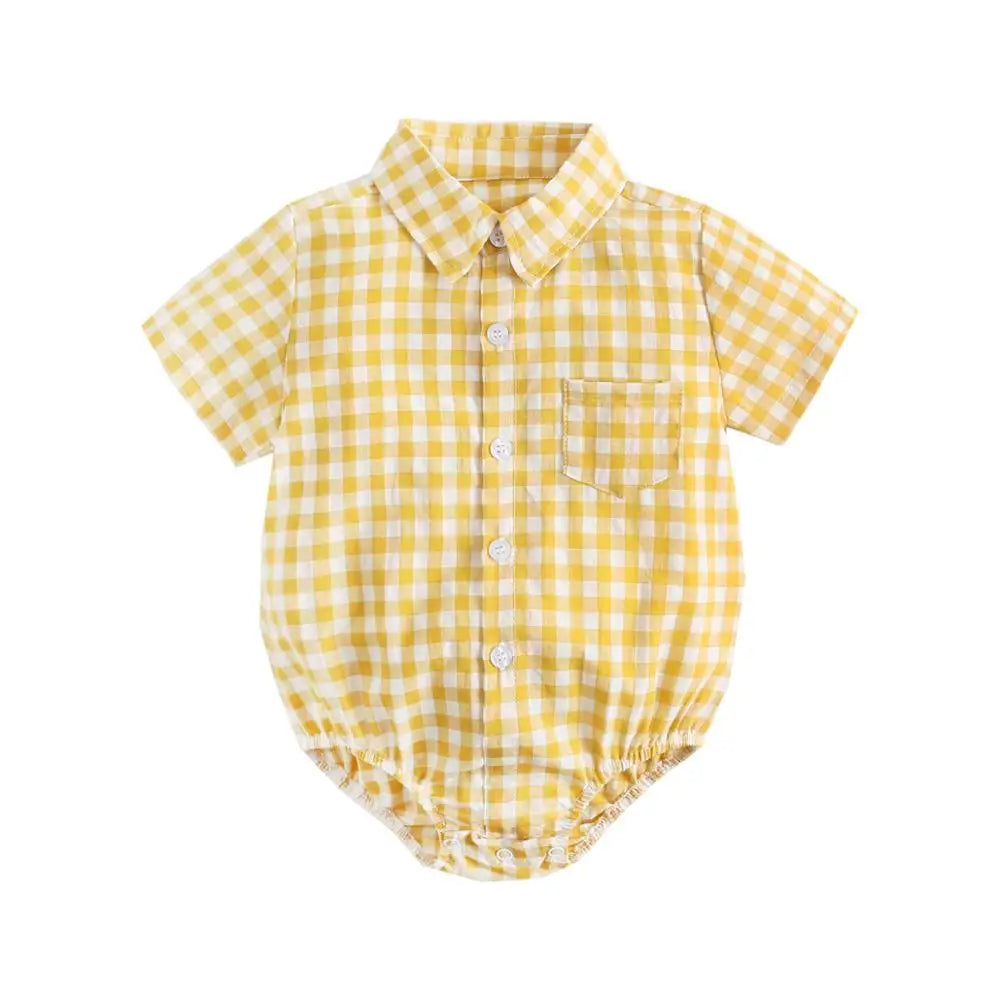 Newborn Boy Summer Bodysuit
