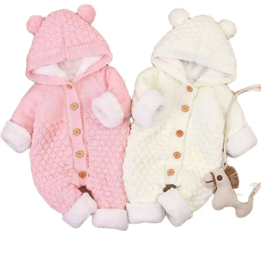 Cashmere Knit Baby Jumpsuit