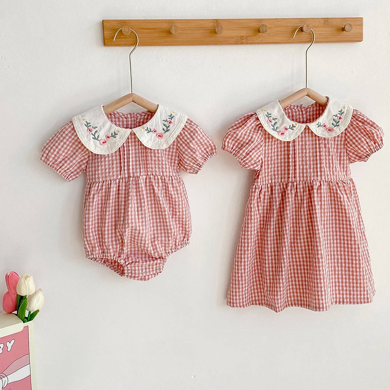 Short Sleeve One-piece Romper