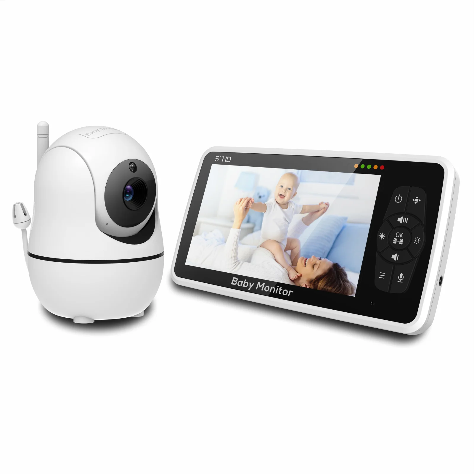 5" Baby Monitor – 1000ft Range, Audio & Video