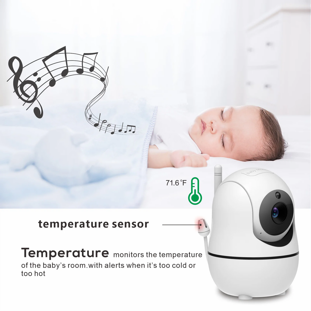 5" Baby Monitor – 1000ft Range, Audio & Video