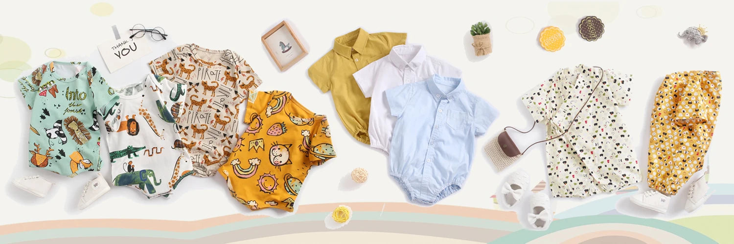 Newborn Boy Summer Bodysuit