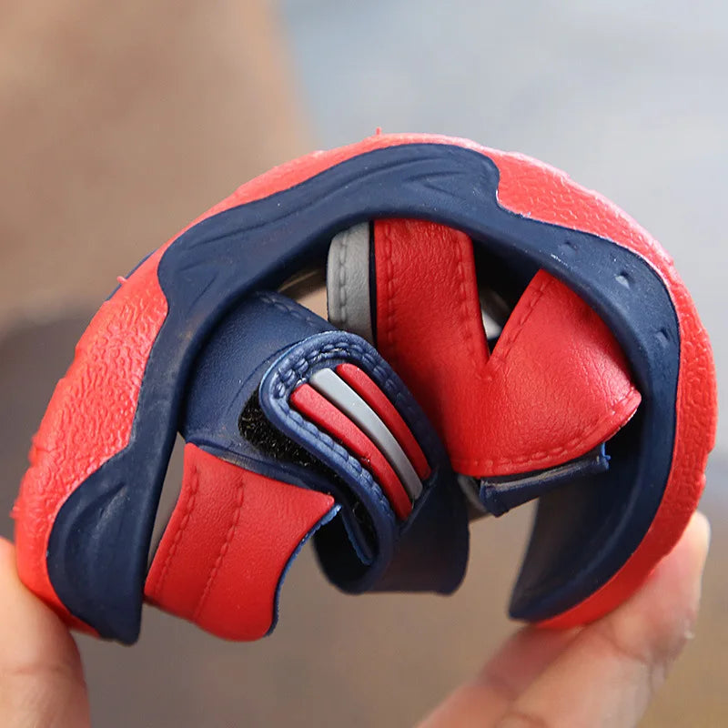 Kids’ Summer Leather Sandals – Soft, Non-Slip Casual Shoes