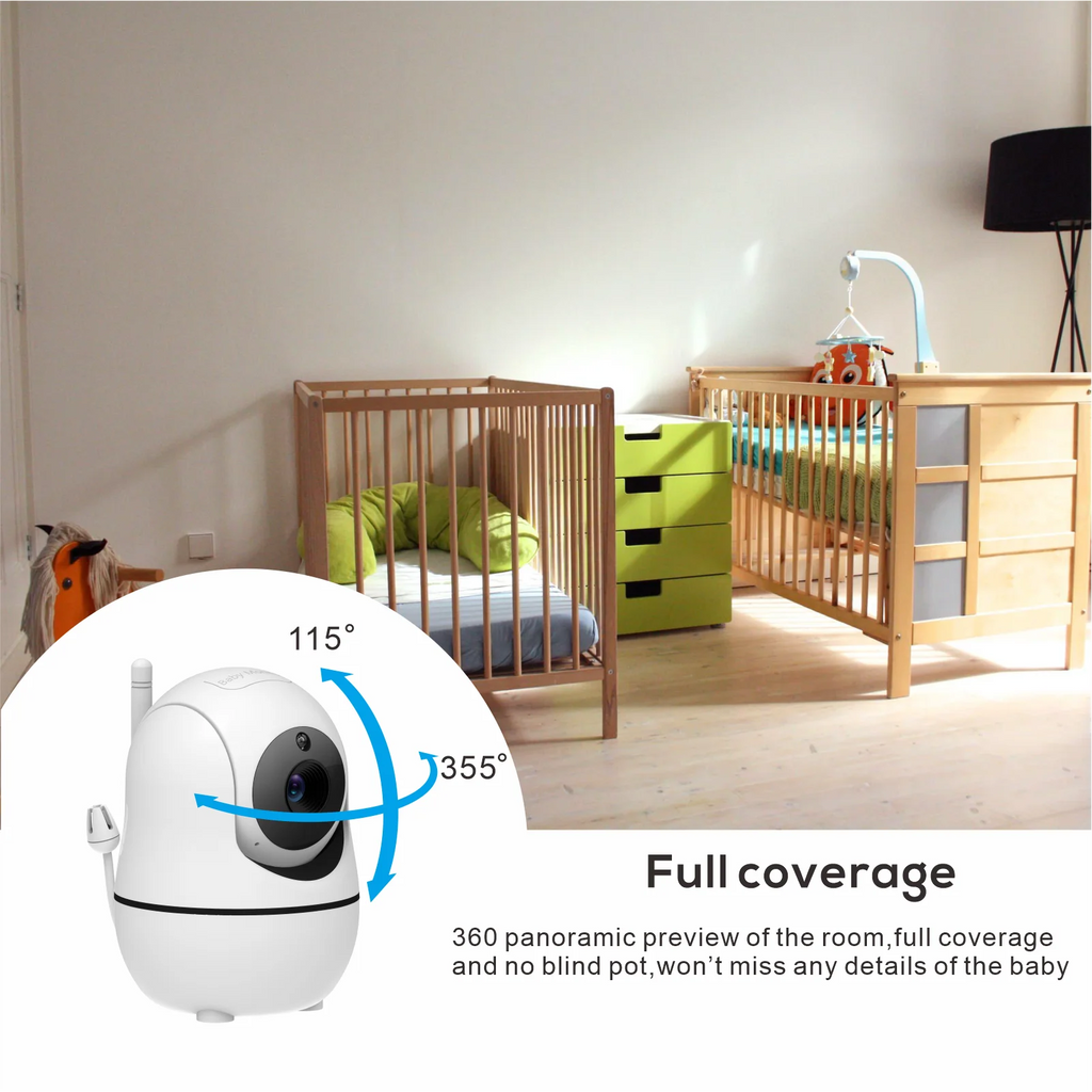 5" Baby Monitor – 1000ft Range, Audio & Video