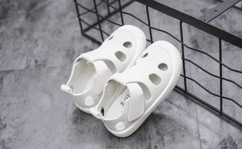 Kids’ Half Sandals – Soft, Breathable Summer Shoes