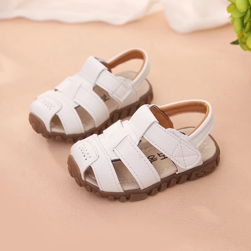 Kids’ Summer Beach Sandals – Soft, Non-Slip Closed Toe