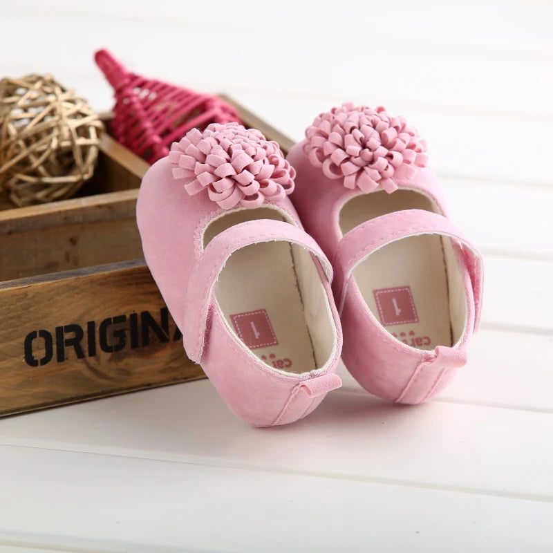 Baby Shoes (0–18M) – Plush Soft Bow Casual Sneakers